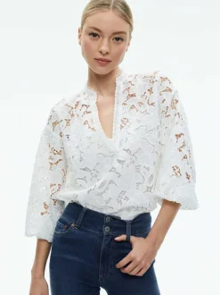 Women Alice and Olivia Aislyn Blouse