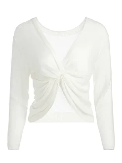 Women Alice and Olivia Akers Reversible Pullover