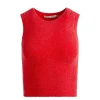Women Alice and Olivia Amity Sleeveless Cropped Tank