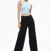 Women Alice and Olivia Amity Sleeveless Cropped Tank