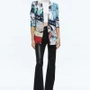 Women Alice and Olivia A+O X Basquiat Denny Blazer