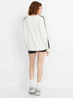Women Alice and Olivia A+O X Big Feelings Alli Slouchy Crewneck