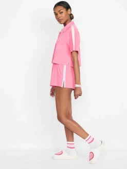 Women Alice and Olivia A+O X Big Feelings Madden Short Sleeve Set