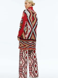 Women Alice and Olivia Astrid Long Cardigan