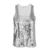 Women Alice and Olivia Avril Sequin Boxy Tank