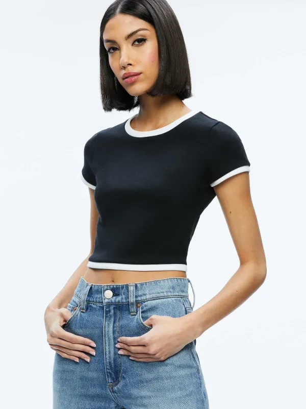 Women Alice and Olivia Baby Tee