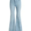 Women Alice and Olivia Beautiful Seamed Wide Leg Jean