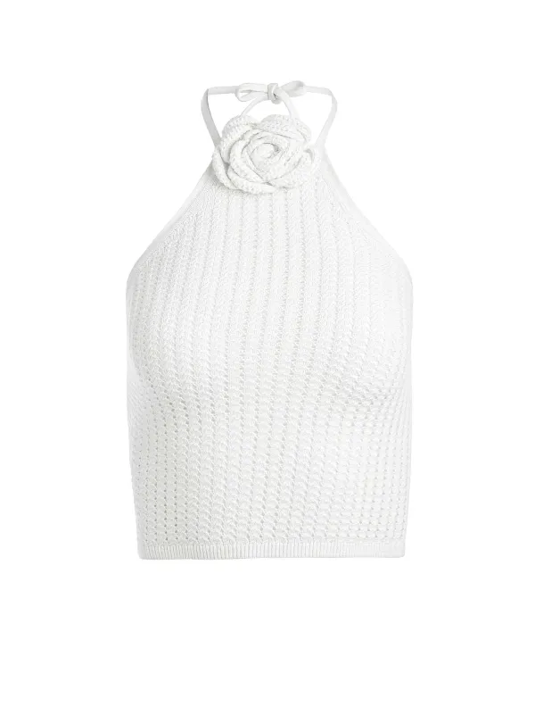 Women Alice and Olivia Bessie Halter Top
