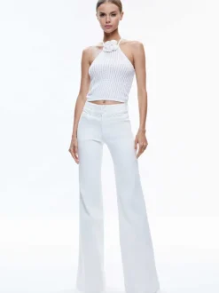 Women Alice and Olivia Bessie Halter Top