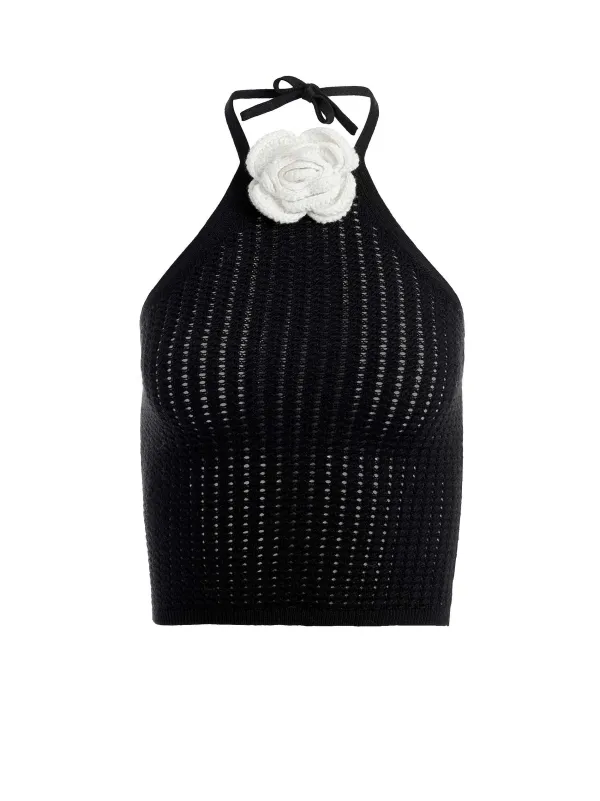 Women Alice and Olivia Bessie Halter Top