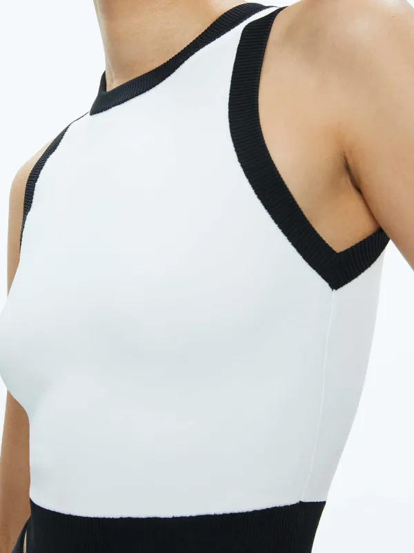 Women Alice and Olivia Boyd Crewneck Tank
