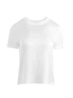 Women Alice and Olivia Braden Drop Shoulder Tee