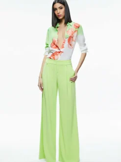 Women Alice and Olivia Brady Slim Button Down