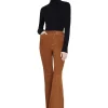 Women Alice and Olivia Brent High Waisted Suede Pant
