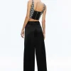 Women Alice and Olivia Breslin Corset Top + Donald Side Button Skirt