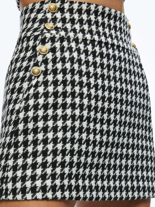 Women Alice and Olivia Breslin Corset Top + Donald Side Button Skirt