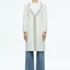 Women Alice and Olivia Bret Embellished Long Blazer