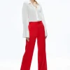 Women Alice and Olivia Calvin Wide Leg Baggy Trouser