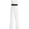 Women Alice and Olivia Cataline High Neck Wide Leg Jumpsuit