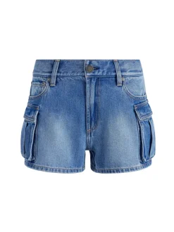 Women Alice and Olivia Cay Low Rise Cargo Short