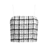 Women Alice and Olivia Ceresi Tweed Crop Top