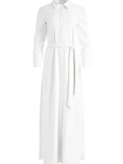 Women Alice and Olivia Chassidy Vegan Leather Maxi Shirt Dress