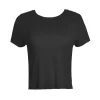 Women Alice and Olivia Cindy Classic Cropped Tee