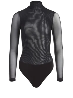 Women Alice and Olivia Clarinda Turtleneck Bodysuit