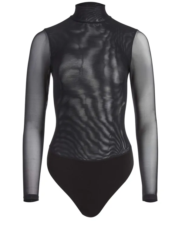 Women Alice and Olivia Clarinda Turtleneck Bodysuit