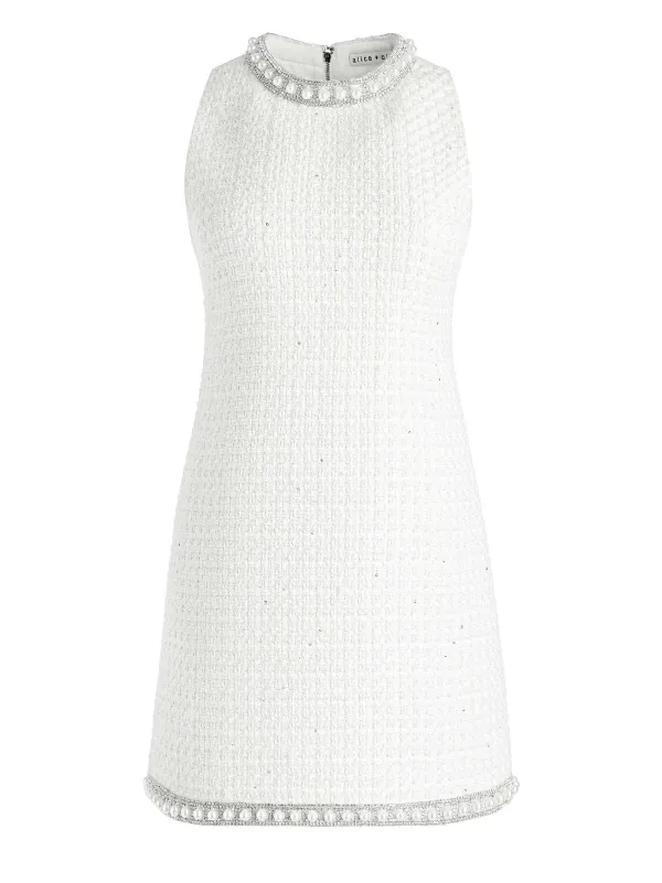 Women Alice and Olivia Coley Embellished Mini Dress