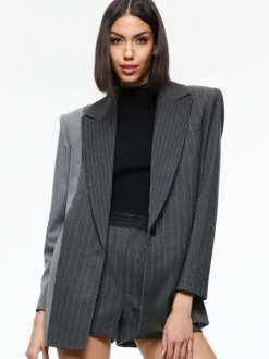 Women Alice and Olivia Colley Notch Collar Blazer