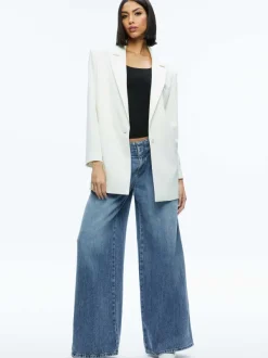 Women Alice and Olivia Colley Oversized Blazer