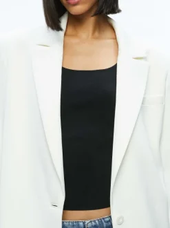 Women Alice and Olivia Colley Oversized Blazer
