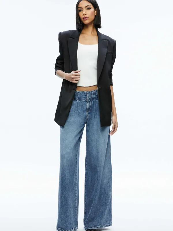 Women Alice and Olivia Colley Oversized Blazer