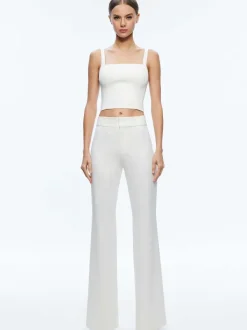 Women Alice and Olivia Deanna High Waisted Bootcut Pant