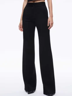 Women Alice and Olivia Deanna High Waisted Bootcut Pant