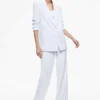 Women Alice and Olivia Denny Notch Collar Boyfriend Blazer