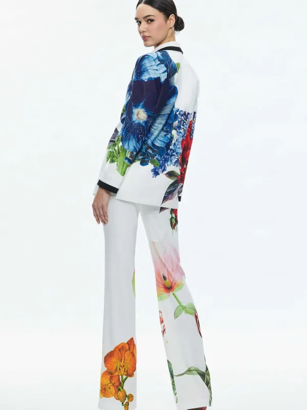 Women Alice and Olivia Denny Notch Collar Boyfriend Blazer
