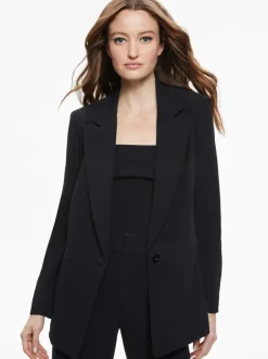 Women Alice and Olivia Denny Notch Collar Boyfriend Blazer