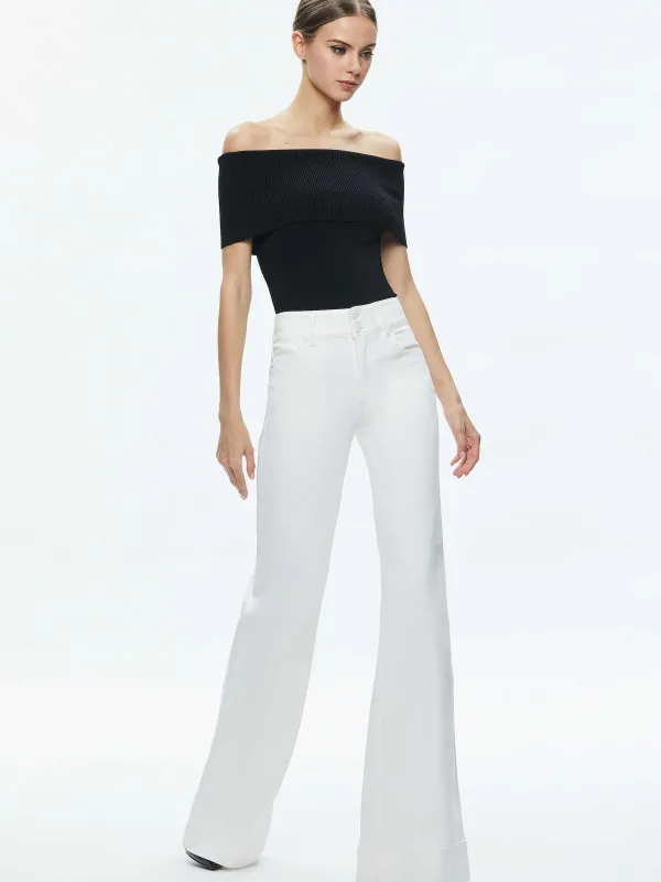 Women Alice and Olivia Dolan Foldover Sleeveless Pullover