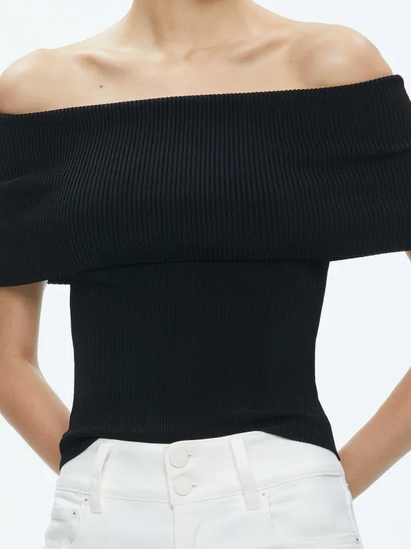 Women Alice and Olivia Dolan Foldover Sleeveless Pullover