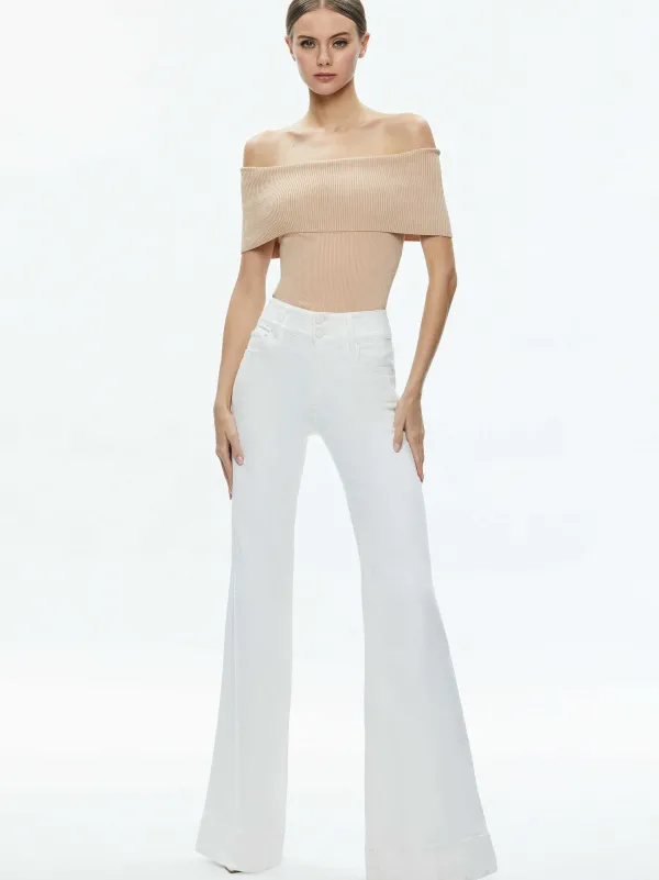 Women Alice and Olivia Dolan Foldover Sleeveless Pullover