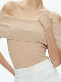 Women Alice and Olivia Dolan Foldover Sleeveless Pullover