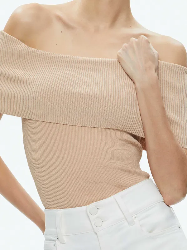 Women Alice and Olivia Dolan Foldover Sleeveless Pullover