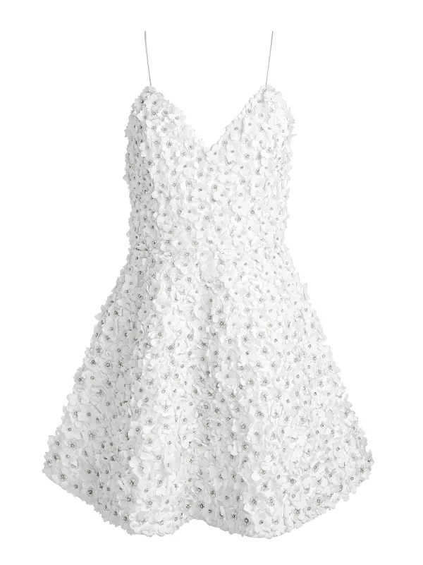 Women Alice and Olivia Domenica Embellished Mini Gown