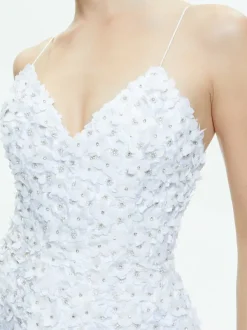 Women Alice and Olivia Domenica Embellished Mini Gown + Lorna Embellished Cropped Jacket