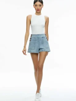 Women Alice and Olivia Donald Jean Short
