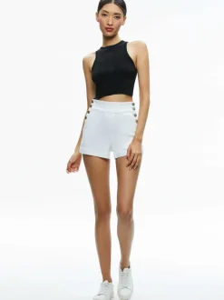 Women Alice and Olivia Donald Jean Short