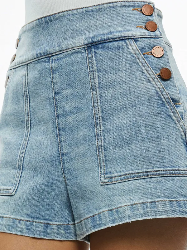 Women Alice and Olivia Donald Jean Short