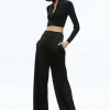 Women Alice and Olivia Dorris Ribbed Zip Up Cardigan